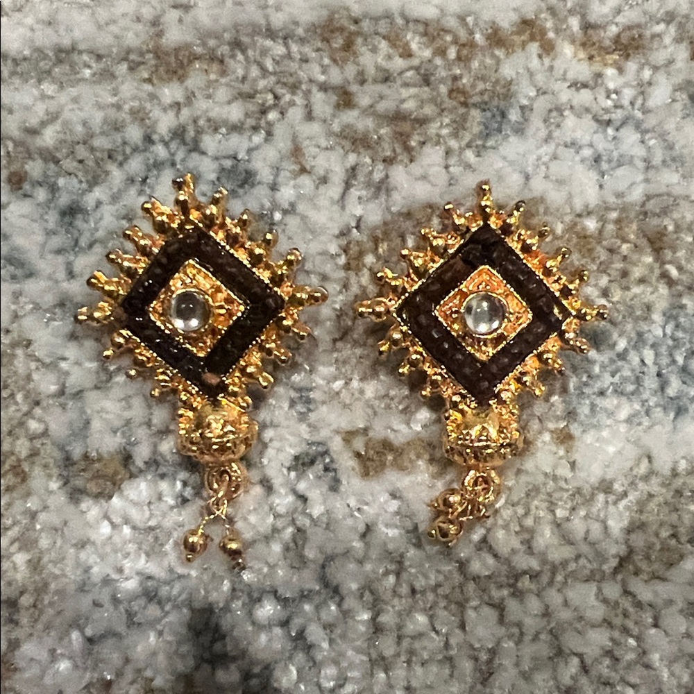 ‼️ Gold and Black Earrings ‼️
